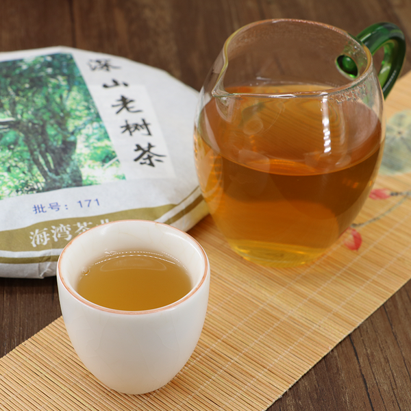 HelloYoung HAIWAN Brand Old Comrade Deep Mountain Old Tree Pu-erh Tea Cake 500g Raw