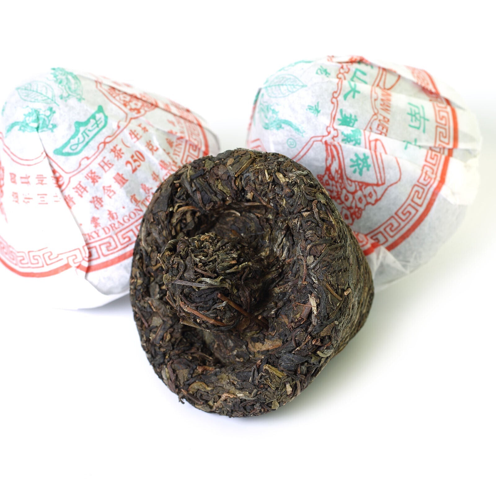 HelloYoung Year 250g Puerh Puer Pu'er Tea Lucky Dragon Mushroom Shape Tuo Cha Raw Cake Secondary image