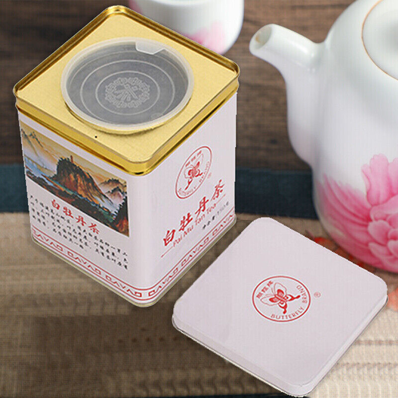 Butterfly CHINATEA Old Tree White Peony White Tea Bai Mu Dan Loose Leaf 100g Main image