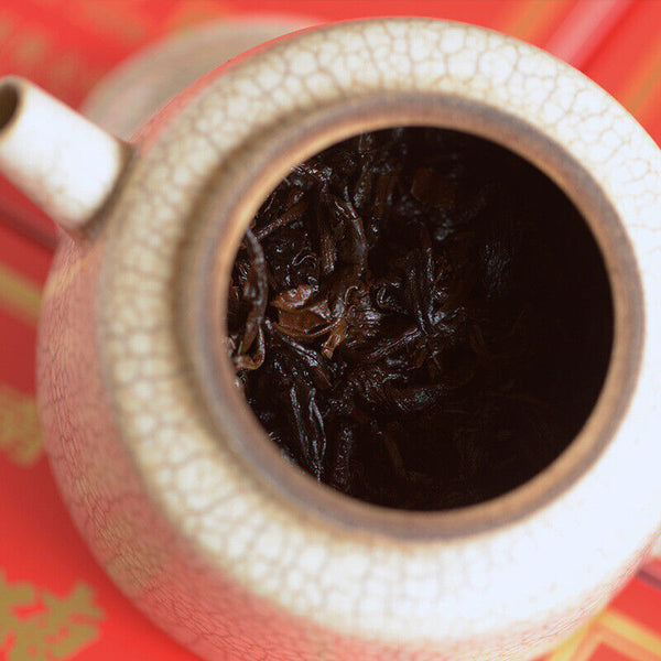 HelloYoung CHINATEA Brand Zunxiang 7581 Pu-erh Tea Brick 250g Zhongcha Ripe Puer Brick
