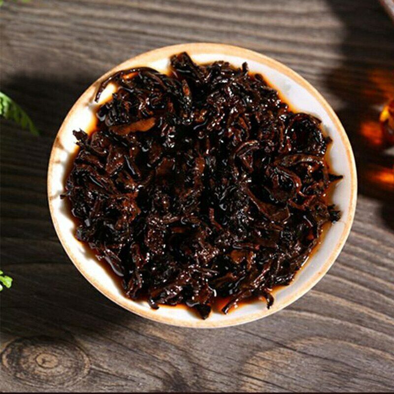 HelloYoung Menghai Qizi Cake Shu Puer Tea Fuhai 7576 Ripe Puer Tea 357g
