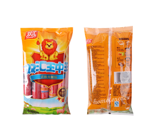 60g x 10 Pieces Chinese Snack Shuanghui Ham Sausage 双汇优级火腿肠 60克x10支