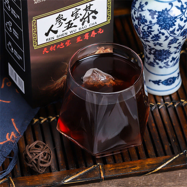 Energy Supplement Men’s Essentials Ginseng Five Treasures Tea Wu Bao Energy tea