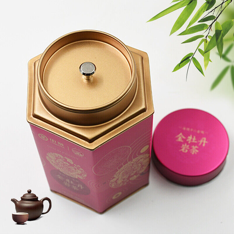 HelloYoung 100g Tin Top Gold Peony Jin Mu Dan Fujian Wuyi Rock Tea High Quality Oolong Tea Secondary image