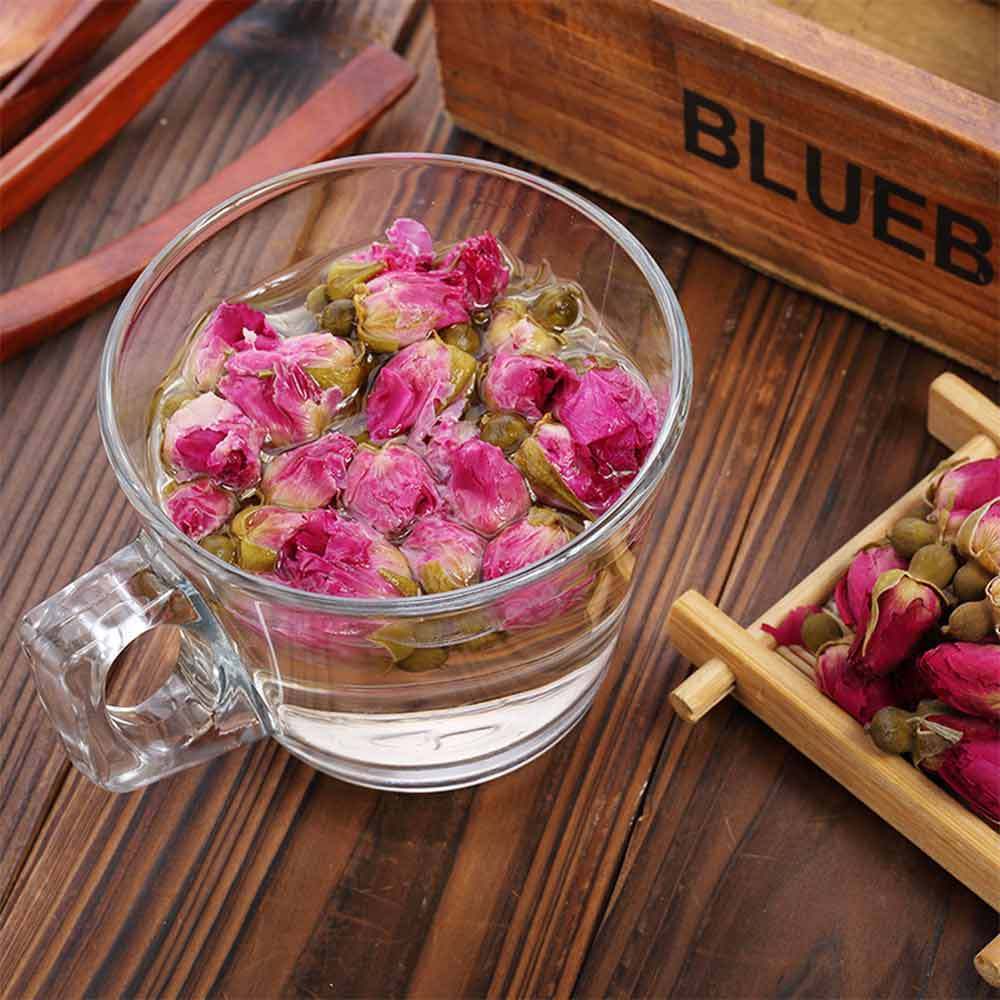 HelloYoung Rose Tea Rose Bud Tea Natural Blooming Flower Tea to Lose Weight