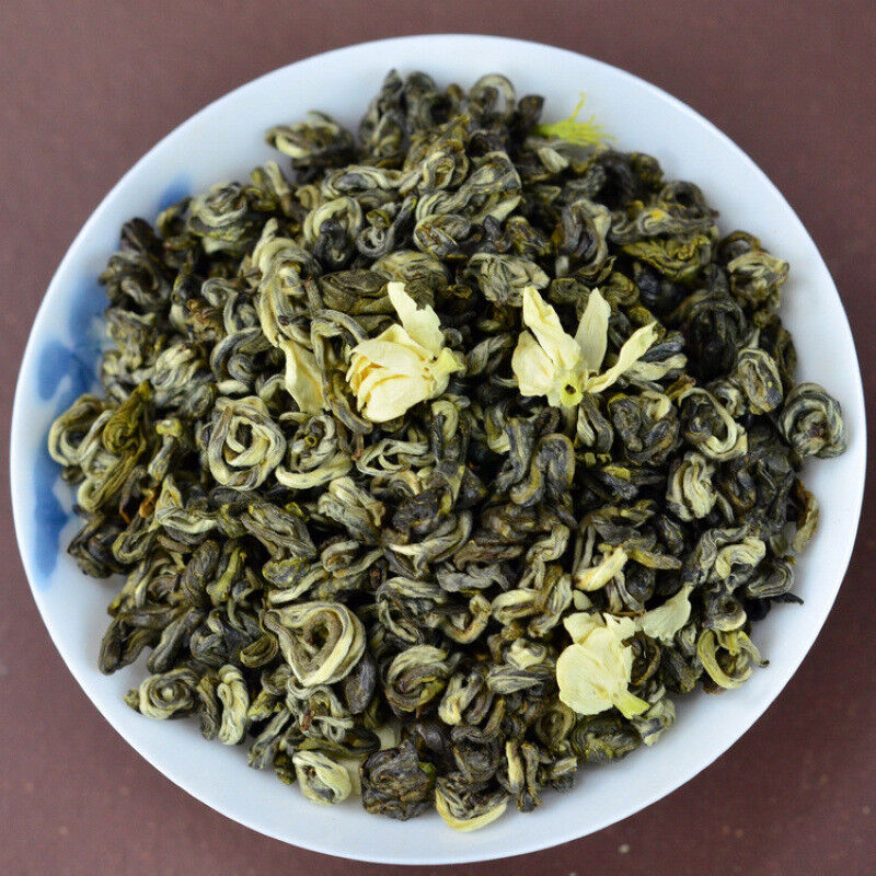 HelloYoung Chinese Jasmine Aroma Green Tea Genuine Ecology Loose Leaf Jasmine Flower Tea