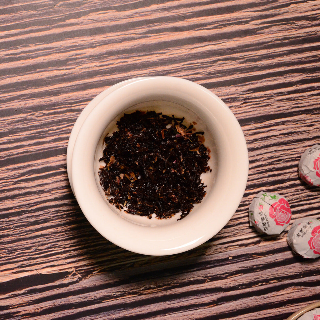 Yunnan Puer Tuo Red Rose Flower Flavor Mini Tuo Cha Ripe Pu'er Tea 500g