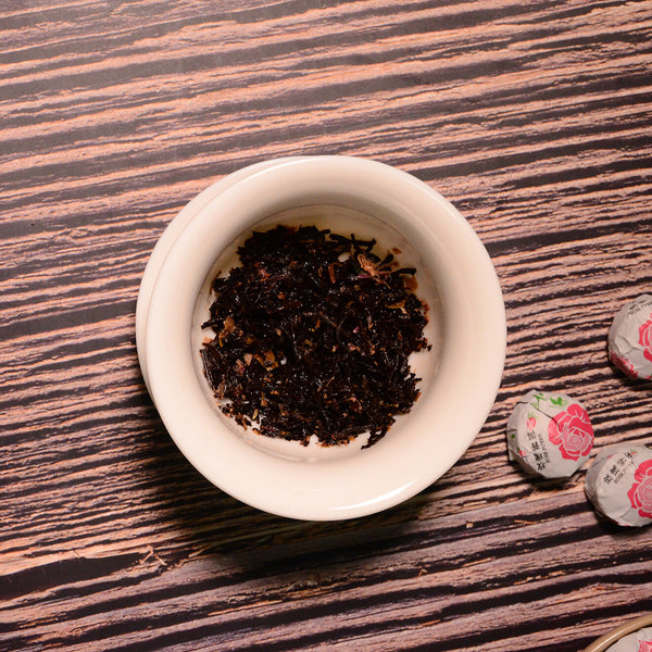 Yunnan Puer Tuo Red Rose Flower Flavor Mini Tuo Cha Ripe Pu'er Tea 500g
