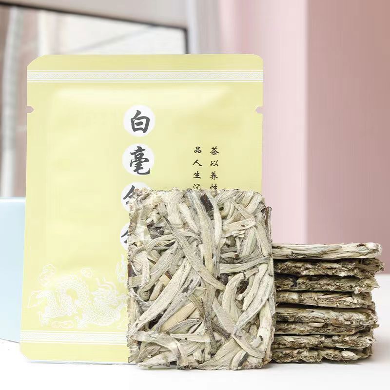 Pekoe Silver Needle White Tea Brick Organic Spring White Tea