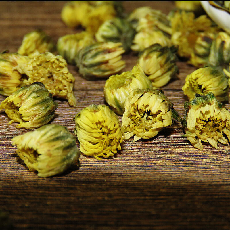 HelloYoung Organic Golden Fetal Chrysanthemum Buds Premium Flower Floral Herbal Tea 500g Main image