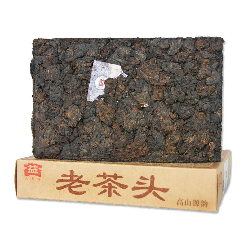 HelloYoung 250g Lao Cha Tou * Top Menghai Dayi Lao Cha Tou Tea Pu-erh Shu Ripe Puer Brick