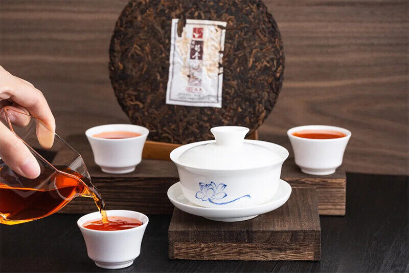 HelloYoung BEST Mengku Rongshi Shu Puer Mu Ye Chun Xiang Pu'er Ripe Pu-erh Tea 357g