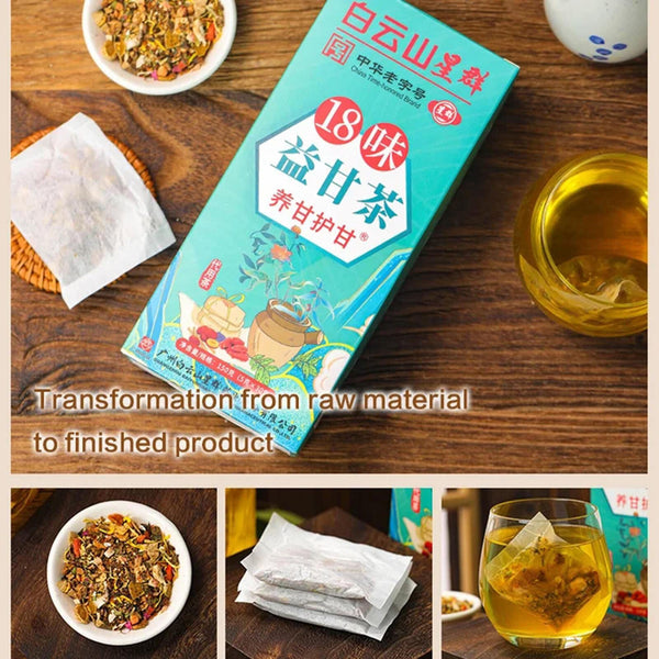 18 Flavors Liver Care Tea Liver Protecting Tea 30pack  Daily Liver Nourishing