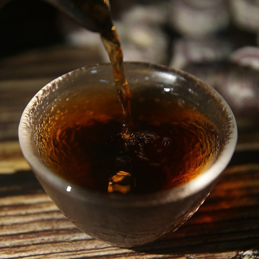 HelloYoung Laocang yr Ripe Tuocha Tea Original Taste Puer Tuocha Mini Pu Er Tuo Cha Tea