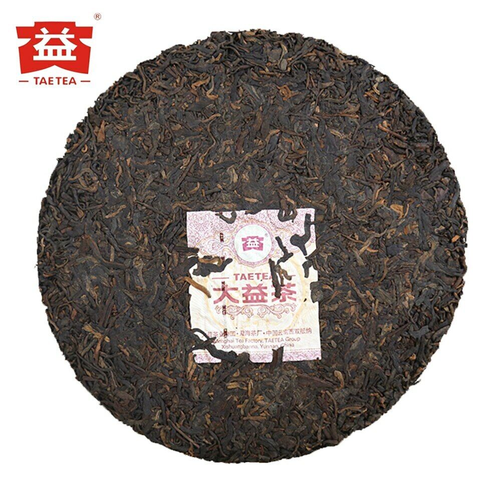 HelloYoung TAETEA Ripe Puerh Chinese Tea 7452 Chi Tse Beeng 1901 Shu Puer Tea 357g