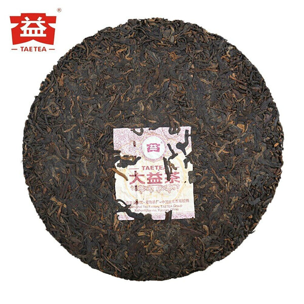 HelloYoung TAETEA Ripe Puerh Chinese Tea 7452 Chi Tse Beeng 1901 Shu Puer Tea 357g