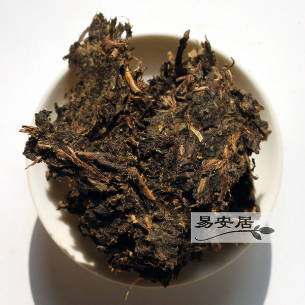 HelloYoung 300 g Hunan Anhua Baisha Xi Black Tea with Golden Flower Fu Cha Fu Brick HEI CHA