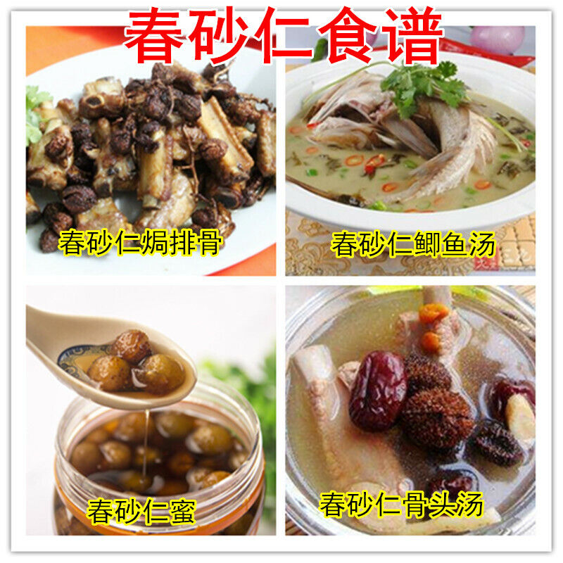 HelloYoung 100g Chun Sha Ren Spring Sandnut Dried Fruit Healthy Herbal Tea 煲汤泡茶 泡酒养胃养生茶调理肠胃
