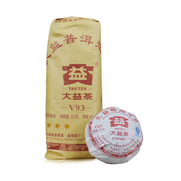 HelloYoung TAETEA V93 Tuo Cha* Yunnan Menghai Dayi Pu-erh Ripe Puer Shu Pu'er Tea 500g