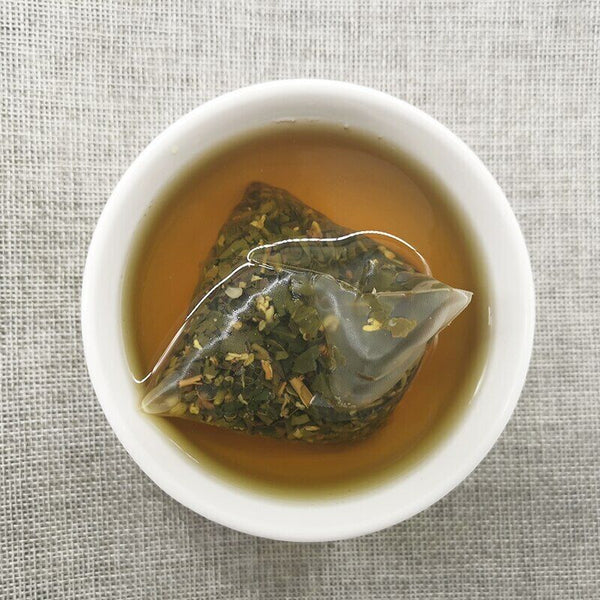 HelloYoung 50 Pcs Taiwan Oolong Tea Bags with Dried Sweet-scented Osmanthus Flower Teabags
