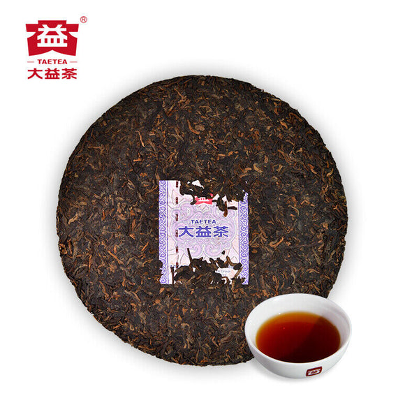 TemuTea 357g Menghai Tea Ancient Tree Ripe Puer Tea  Dayi Pu'er Tea Cake