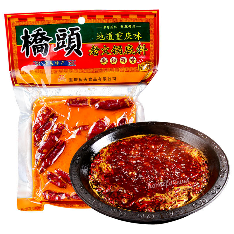 3 Bags x 280g Qiaotou Spicy Hot Pot Base Chinese Spices 桥头老火锅底料 麻辣醇香 地道重庆味 3袋装 Secondary image