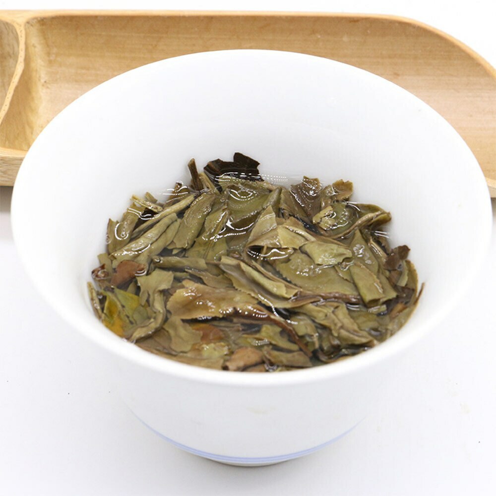 350g  High Mountain Gong Mei Shou Mei Tea Cake  Chinese Fuding White Tea