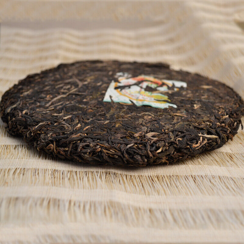 HelloYoung Ba Jiao Ting Liming Tea Peacock Township Pu'er Tea Raw Tea Green Cake 357g