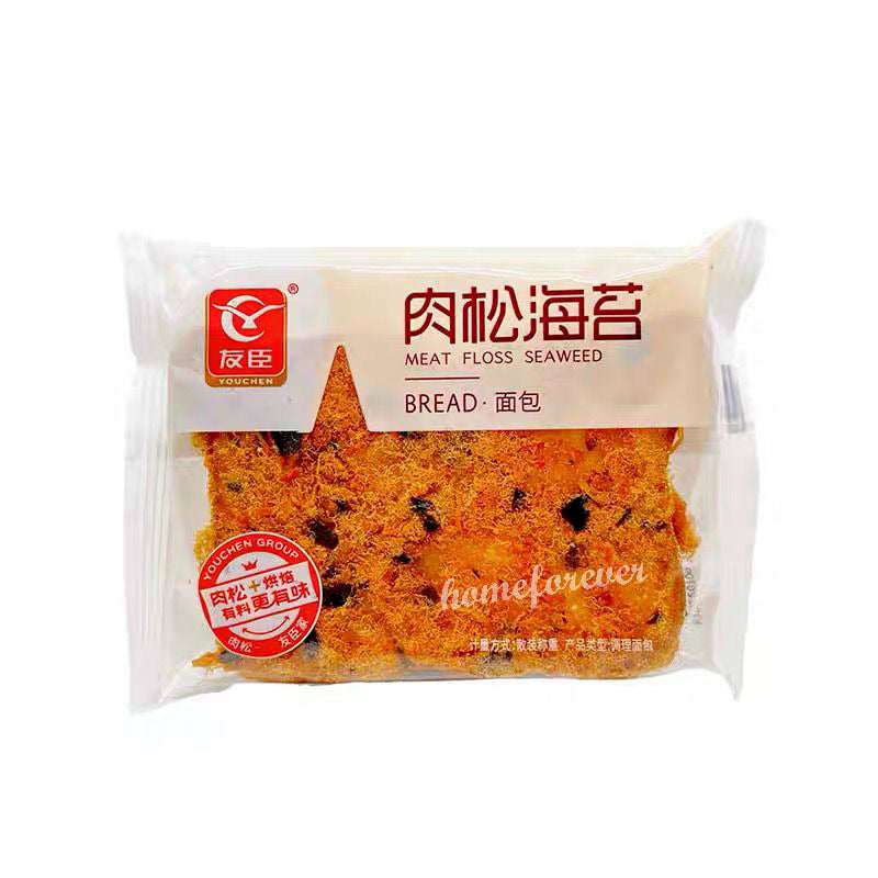 Youchen Meat Floss Seaweed Toast Breads 1000g Chinese Food 中国零食友臣肉松海苔吐司乳酪手撕面包 Main image
