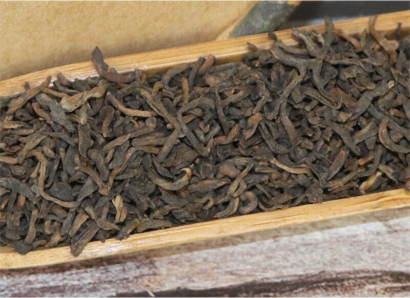 HelloYoung China Tea Ripe Puer Gongting Palace Pu'er Cooked Tea Loose Tea 150g Tin