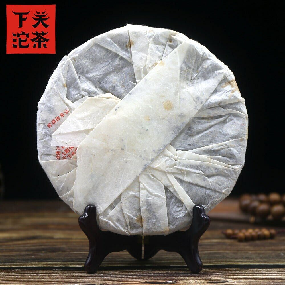 HelloYoung Since 1902 Puercha Health Care 357g Top Xiaguan Shen Puer Cake Bulang Old Tree Secondary image