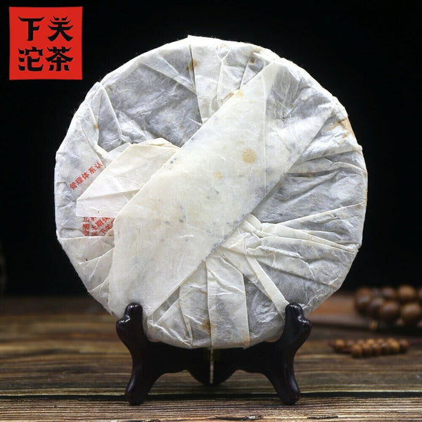 HelloYoung Since 1902 Puercha Health Care 357g Top Xiaguan Shen Puer Cake Bulang Old Tree