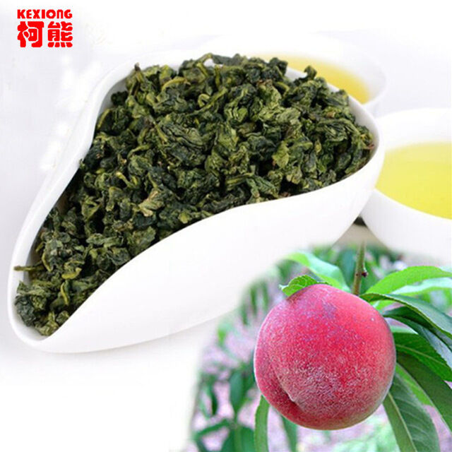 HelloYoung Alishan High Mountain Tea Peach Tea Organic Flavor Oolong Wulong Green Tea 250g