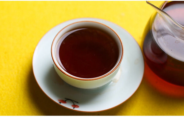HelloYoung Logo Royal Precious Puer Shu Ripe Pu Erh Tea 357g Zhongcha CNNP Purple