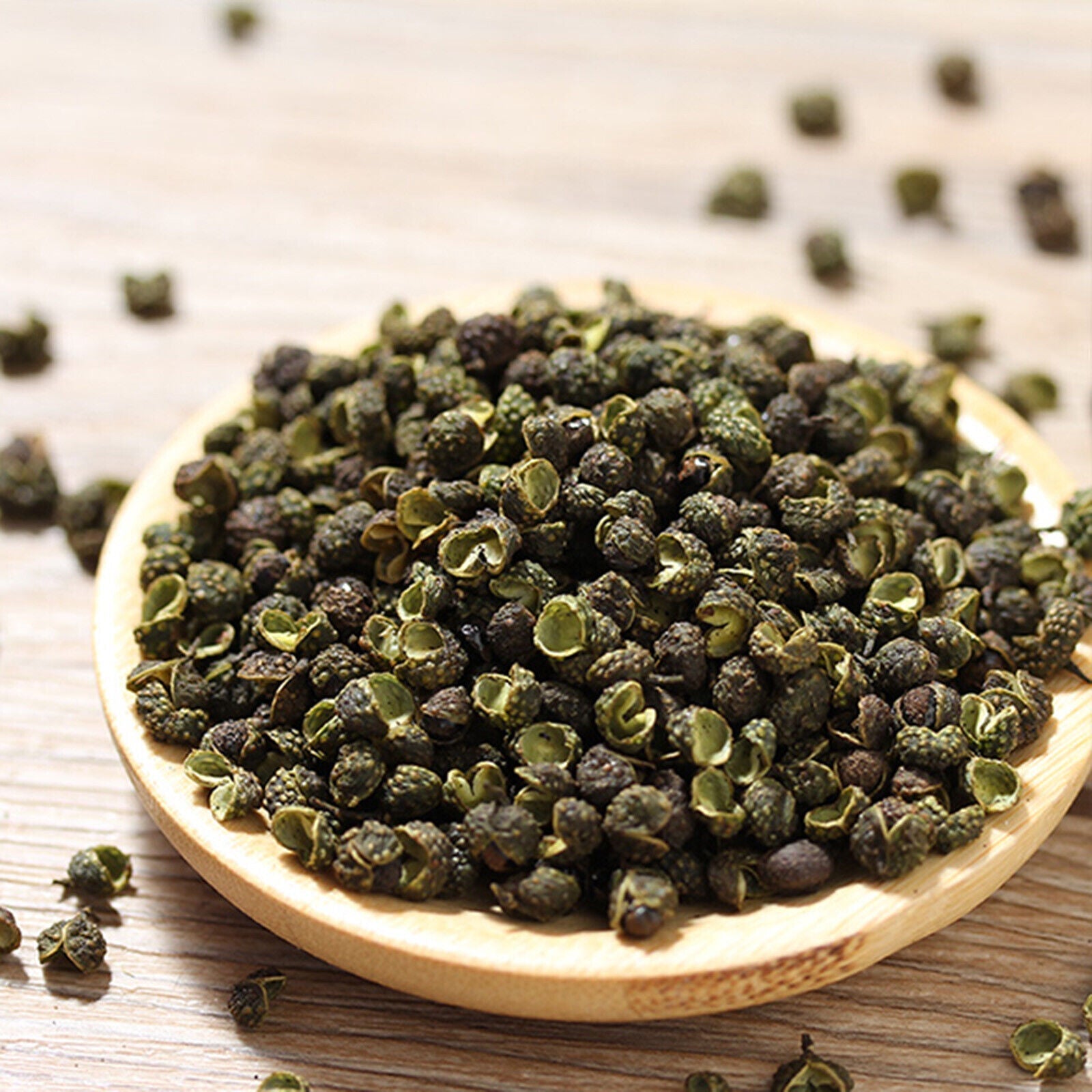 HelloYoung Organic Sichuan Dried Huajiao Green Pepper Health Herbs for Cooking Pepper 250g