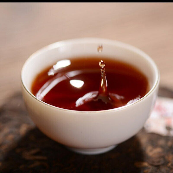 HelloYoung Haiwan Shen Shan Lao Shu Ripe Remote Mountain LaoTongZhi Shu Puer Tea 500g