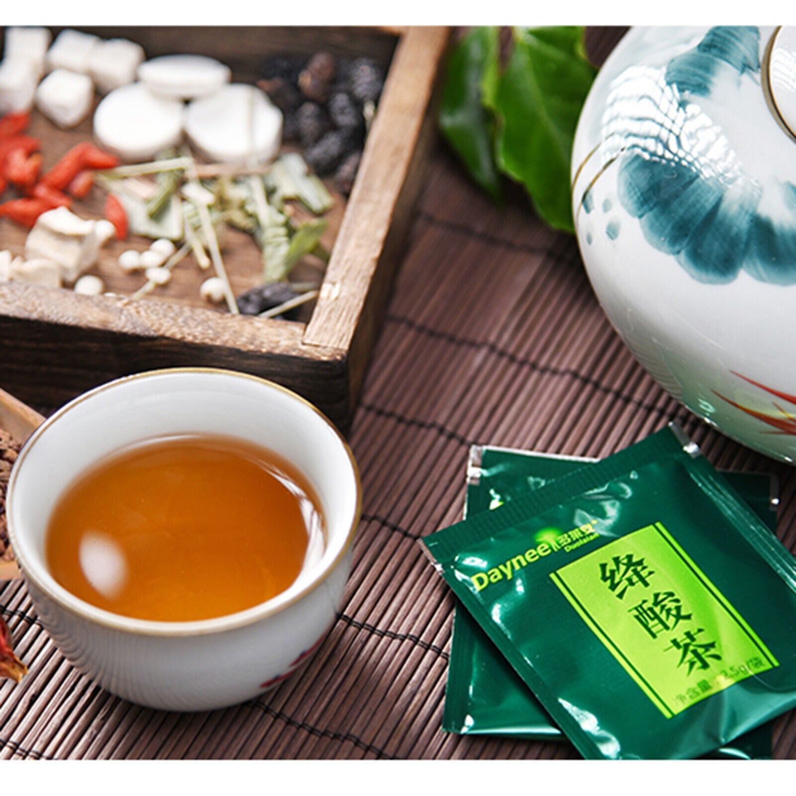 HelloYoung Herbal Tea Jiang Niao Suan Uric Acid Reduce Healthy Drink2.5g*20 Sachets / Box