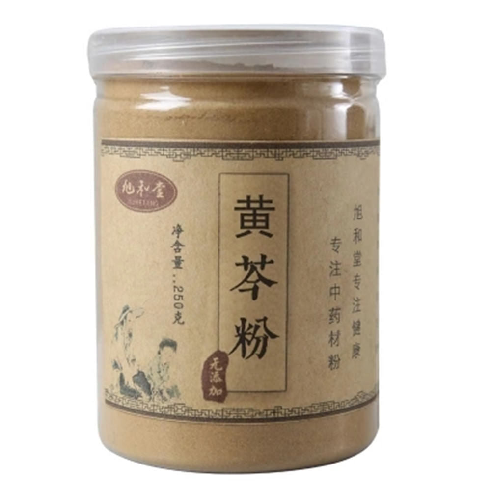 HelloYoung Huang Qin Powder Scutellaria 100% Pure Chinese Herbs Skullcap Root Powder 250g Main image