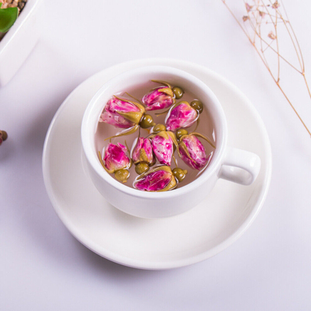 HelloYoung Chinese Flower Red Rose Bud Tea Aroma Dry flowers Floral Herbal Blooming Tea