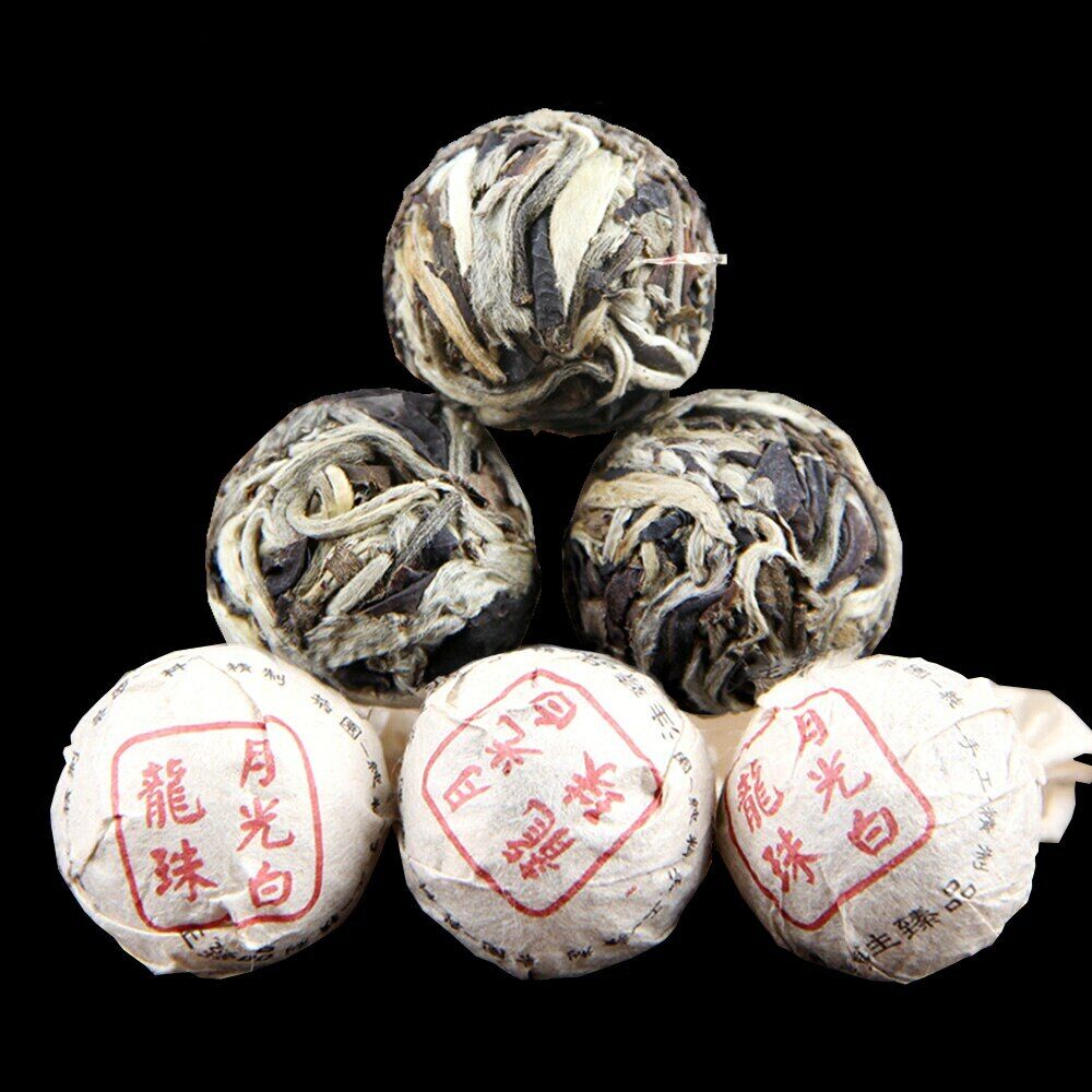 HelloYoung Moonlight White Ball Nectar Flavour White Chinese Tea Moonlight Tea 100g Secondary image