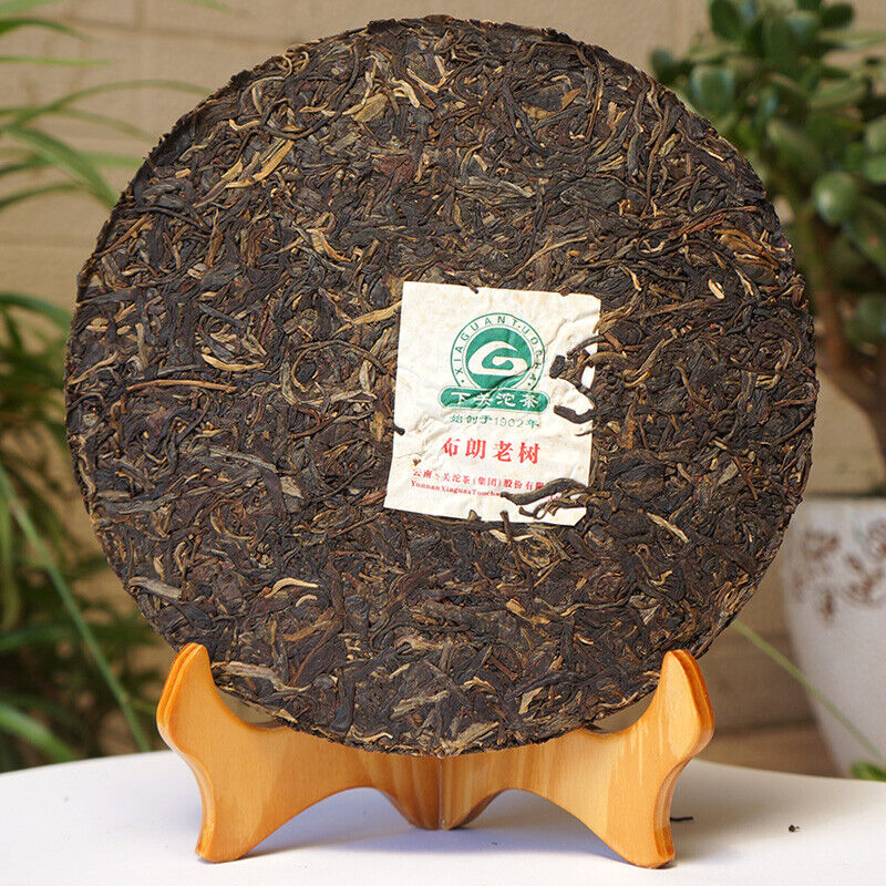 HelloYoung Xia Guan Yunnan Bulang Old Tree Sheng Puer Raw Puerh Tea Iron Cake 357g