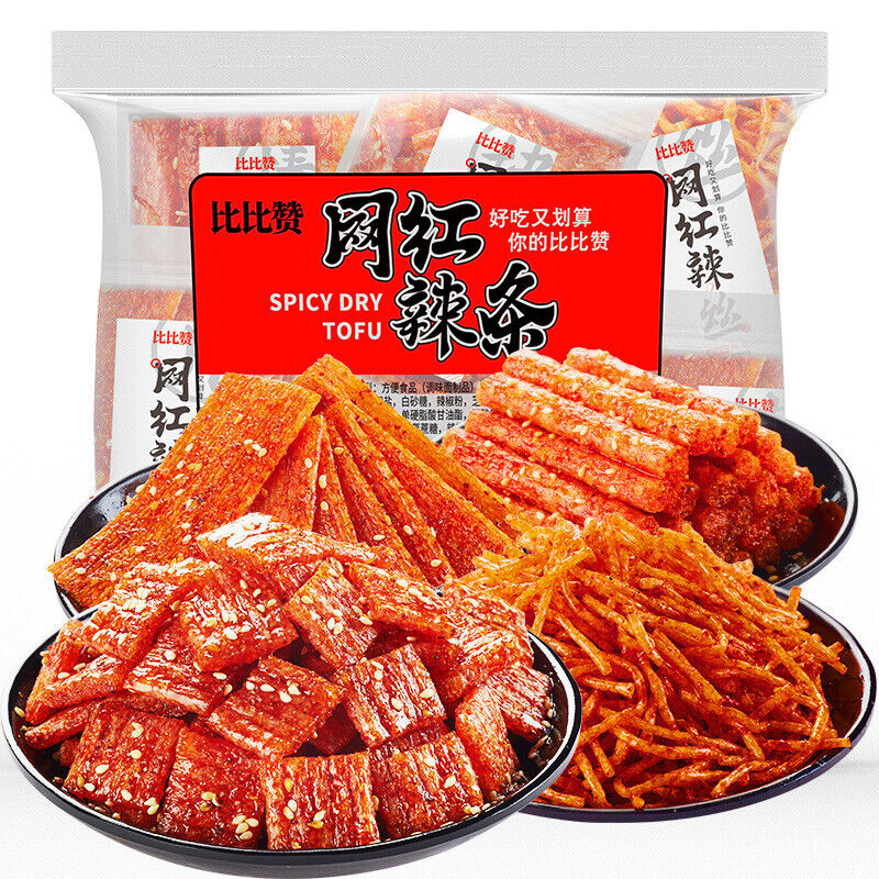 Chinesischer Latiao Snack Würzige Streifen, würzige große Gluten Snacks 360g