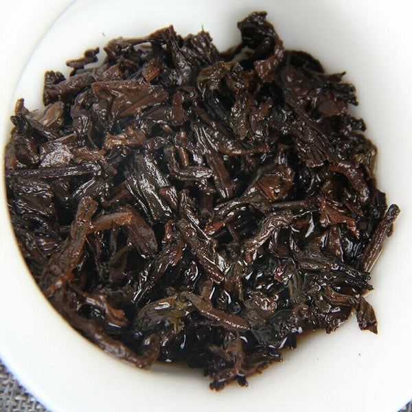 HelloYoung Menghai Qizi Bing Cha Shu Puer Aged Ripe Puer Cake Tribute Pu Erh 357g