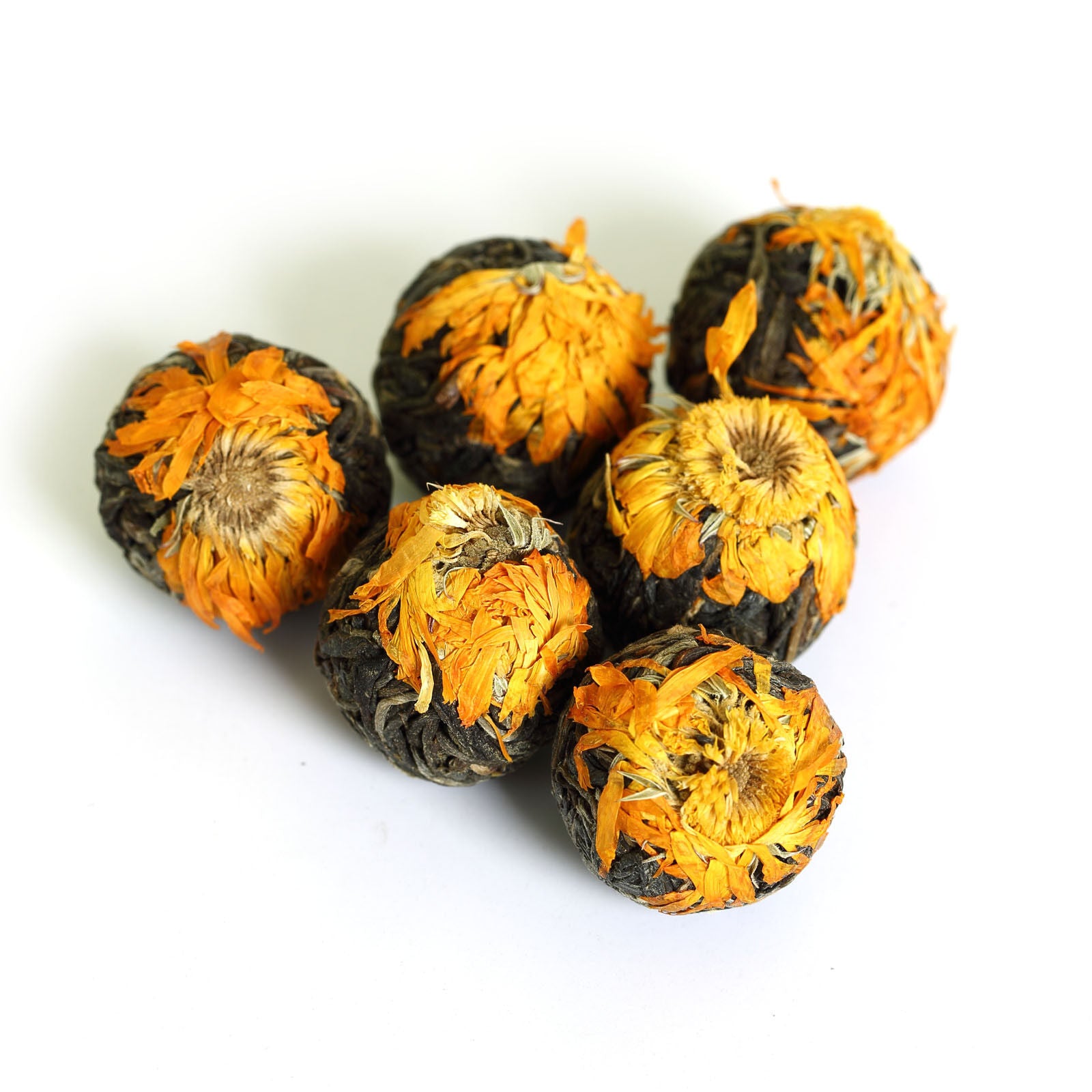 HelloYoung HELLOYOUNG Calendula Officinalis Yunnan puer Pu'er Puerh Tea Raw Ball Tuo