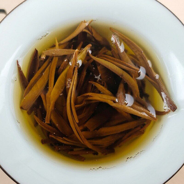 HelloYoung TeaYunnan Black Tea Dian Hong Gold Needle Jinya Golden Monkey Chinese Tea 150g