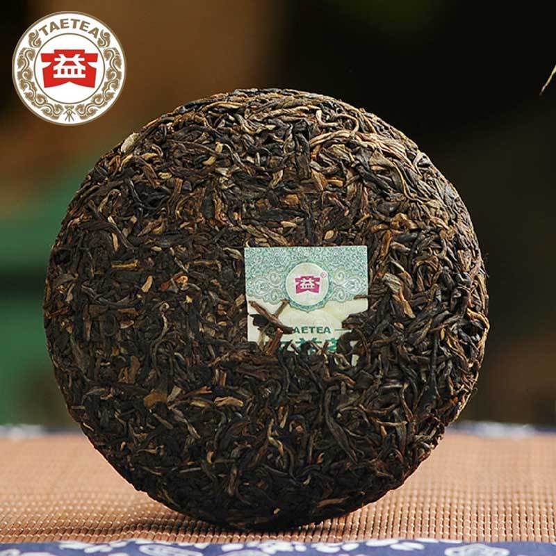 Green Tea Cake Dayi Raw Puer 7542 China Menghai Puer 150g PremiumTAETEA Puerh Secondary image