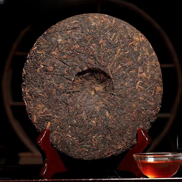 710g Yunnan Old Pu-erh Tea Cake Ancient Tree Puerh Ripe Tea Premium Cooked Pu'er