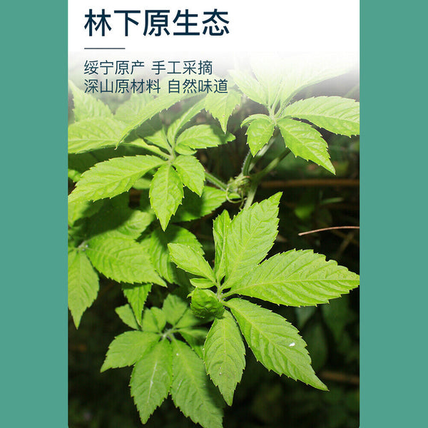 HelloYoung three heights Natural HealthJiaogulan Cha Gynostemma Tea Reduce Herb平利龙须茶泡水延缓衰老