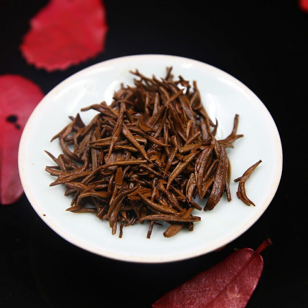HelloYoung TeaChinese Tea Hand-picked Jin Jun Mei Black Tea Golden Eyebrow Wuyi Teas 250g