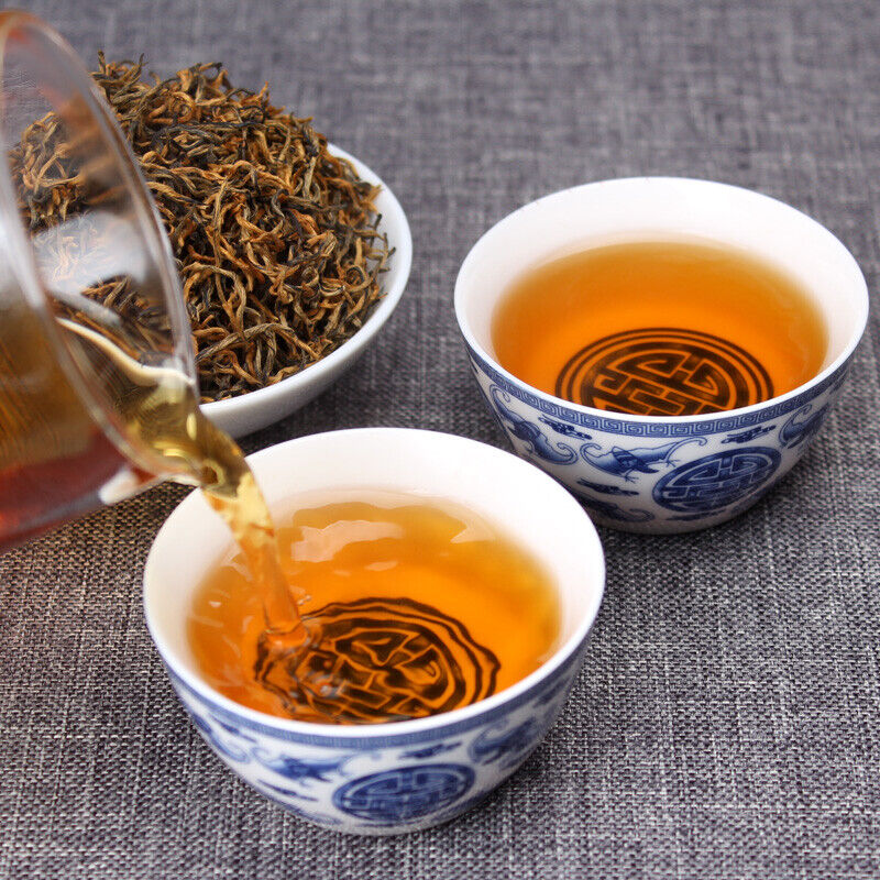 HelloYoung OrganicDianhong Golden Buds JIN SI Dian Hong Gold Yunnan Black Tea 250g